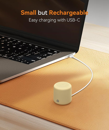 Travel White Noise Machine - Portable Sound Machine for Baby Adults, Travel Sound Machine for Sleep, 16 Nature Sound, Timer, White Noise Machine for Sleeping Gift, Butter