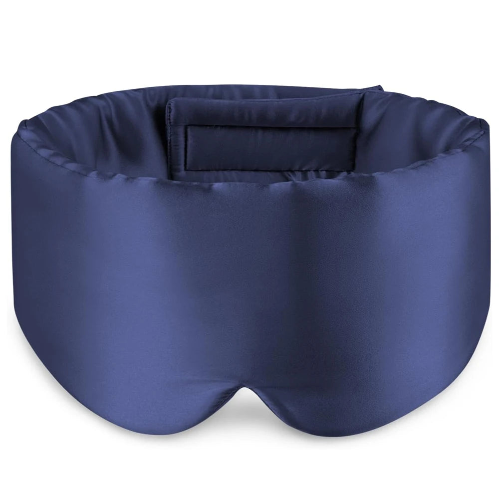 100% Mulberry Silk Sleeping Mask Eyepatch Blocking Light Eyemask Soft Padded Travel Sleeping Aid for Sleep Patch Slaapmasker