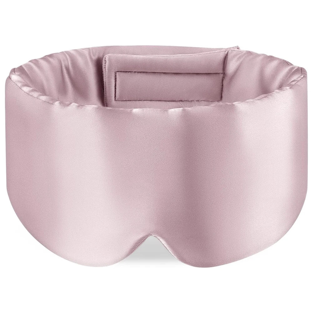 100% Mulberry Silk Sleeping Mask Eyepatch Blocking Light Eyemask Soft Padded Travel Sleeping Aid for Sleep Patch Slaapmasker