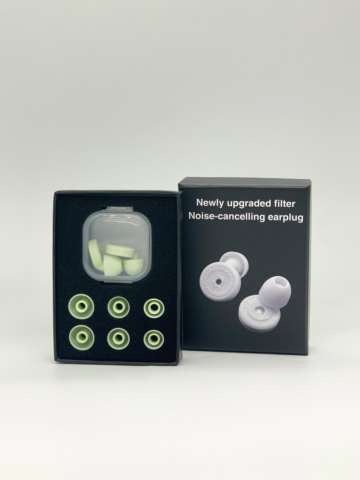 45Db Noise Cancelling Ear Plugs for Sleeping, Reusable Soft Silicone Earplugs with 8 Eartips & Storage Case, Hearing Protection